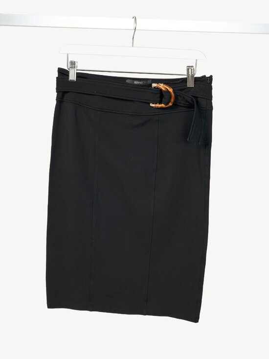 Gucci Dresses & Skirts - Gucci Black Jersey Bamboo-Belt Pencil Skirt